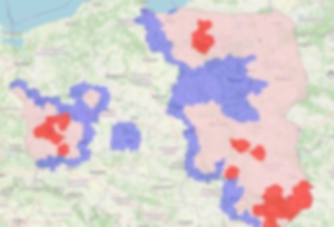 Mapa poglądowa dotycząca aktualnej systuacji ASF w Polsce